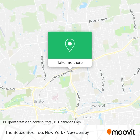 The Booze Box, Too map