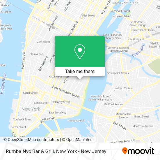 Rumba Nyc Bar & Grill map
