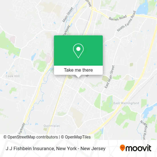 J J Fishbein Insurance map