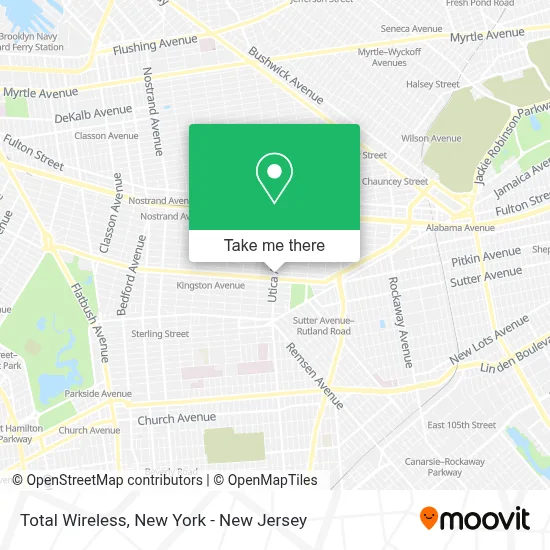 Total Wireless map