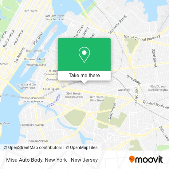 Misa Auto Body map