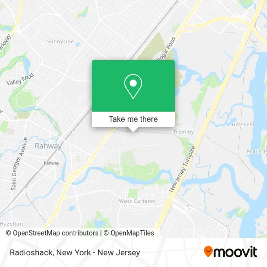 Radioshack map