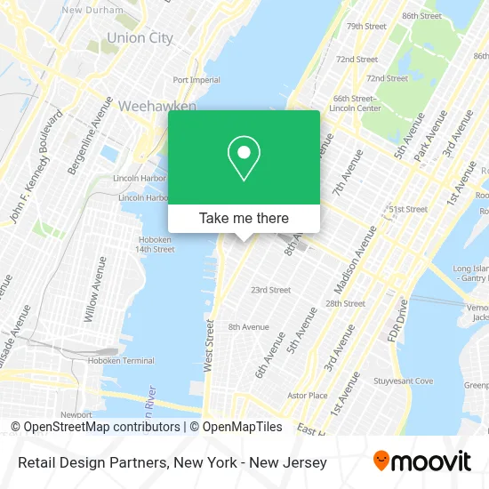Retail Design Partners map