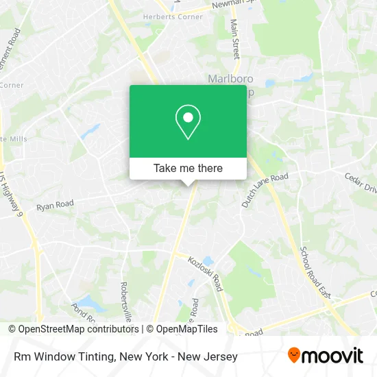 Rm Window Tinting map