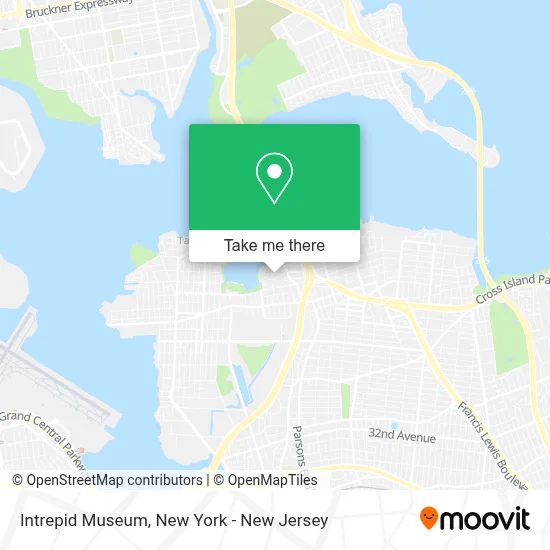 Intrepid Museum map