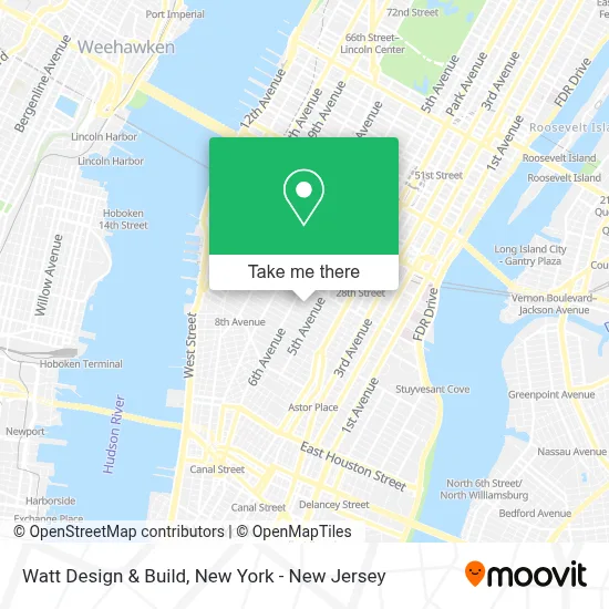 Watt Design & Build map