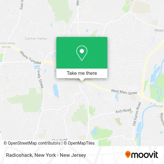 Radioshack map