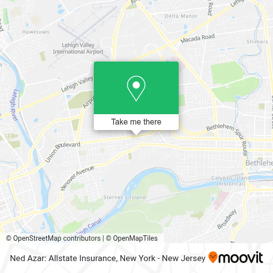 Ned Azar: Allstate Insurance map