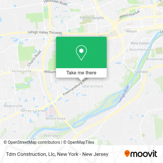 Tdm Construction, Llc map