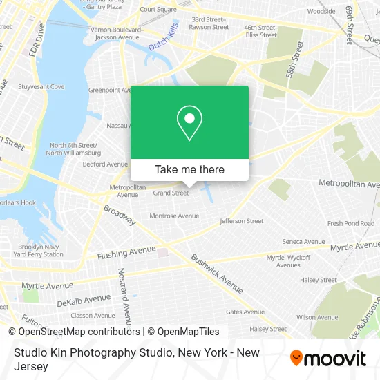 Studio Kin Photography Studio map