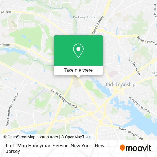 Fix It Man Handyman Service map