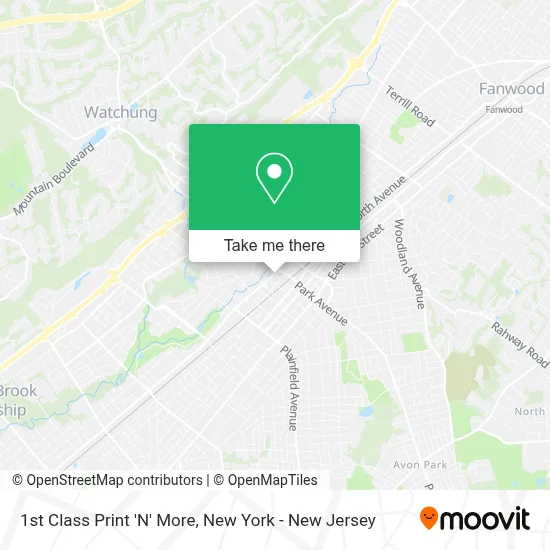 1st Class Print 'N' More map