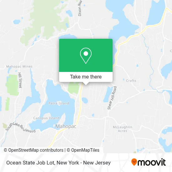 Ocean State Job Lot map