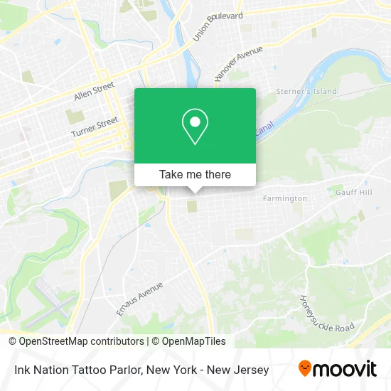 Ink Nation Tattoo Parlor map