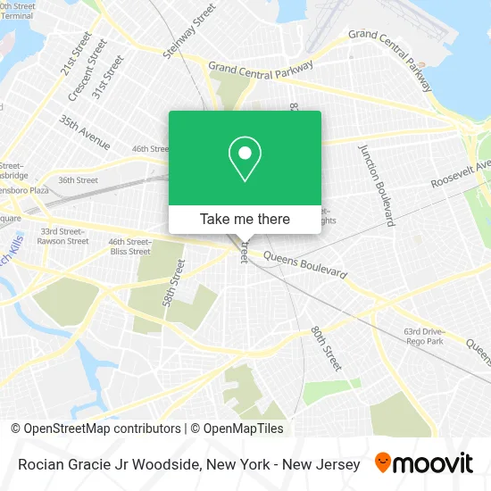 Rocian Gracie Jr Woodside map