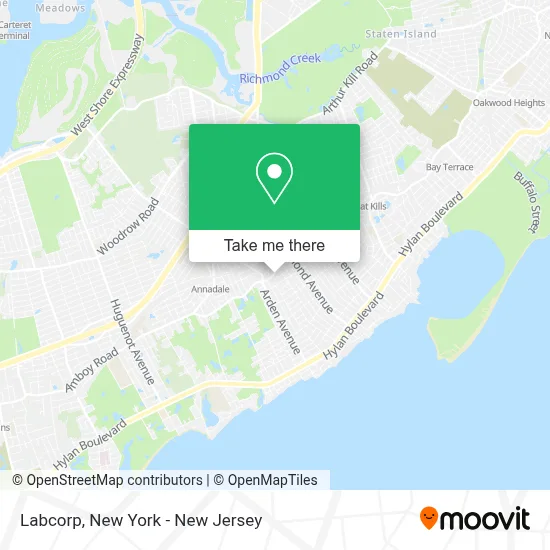 Labcorp map