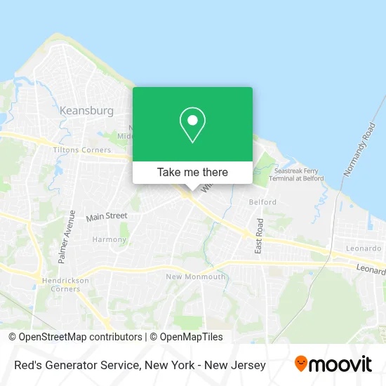 Red's Generator Service map