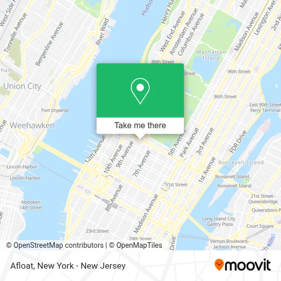 Afloat map