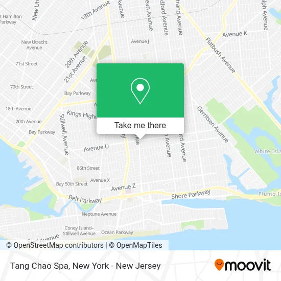 Tang Chao Spa map