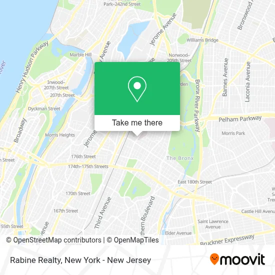 Rabine Realty map