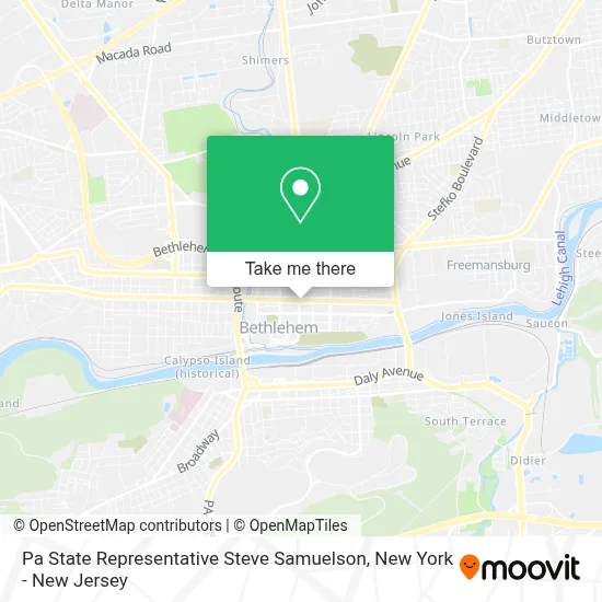 Pa State Representative Steve Samuelson map