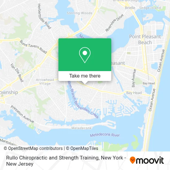 Rullo Chiropractic and Strength Training map