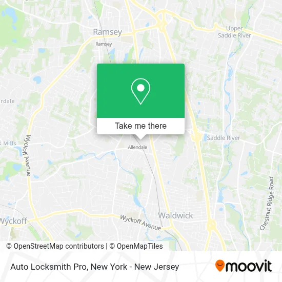 Auto Locksmith Pro map