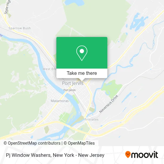 Pj Window Washers map