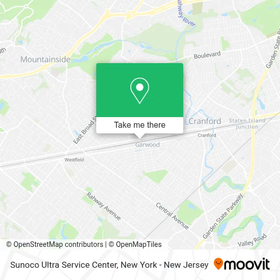 Sunoco Ultra Service Center map