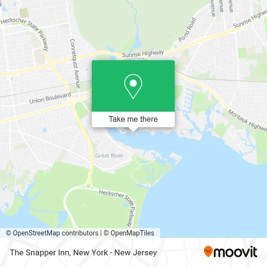 The Snapper Inn map