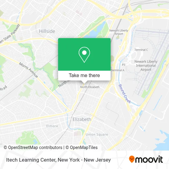 Itech Learning Center map