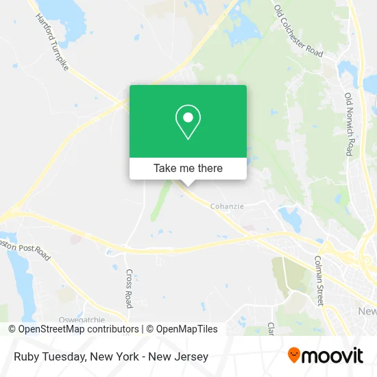 Ruby Tuesday map