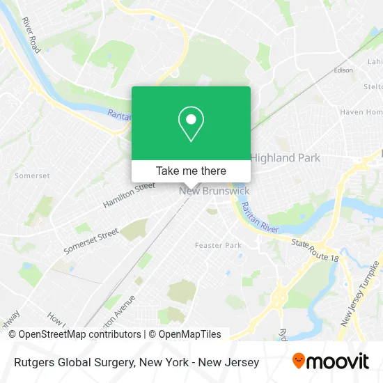 Rutgers Global Surgery map