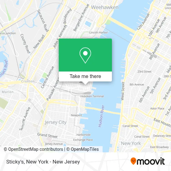 Sticky's map