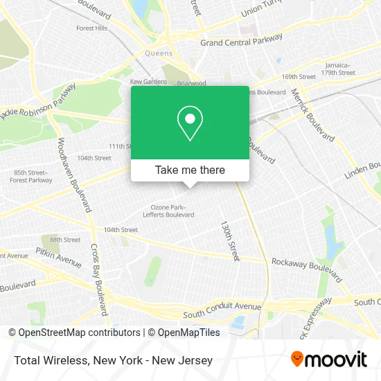 Total Wireless map