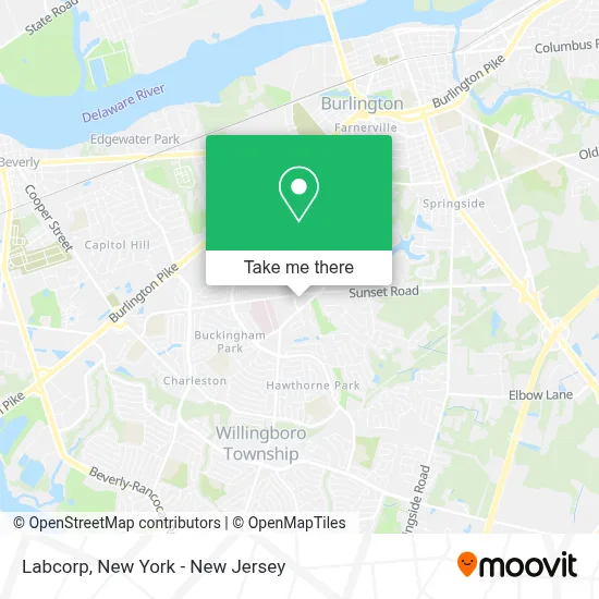 Labcorp map