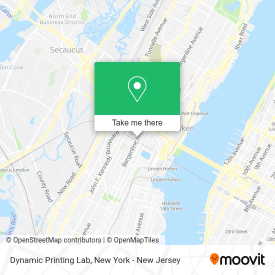 Dynamic Printing Lab map