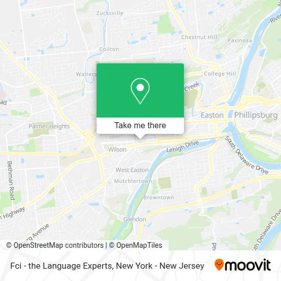 Fci - the Language Experts map