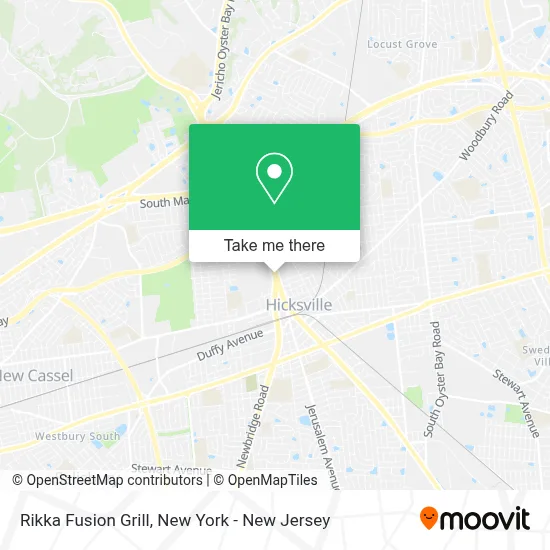 Rikka Fusion Grill map