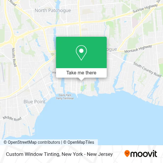 Custom Window Tinting map