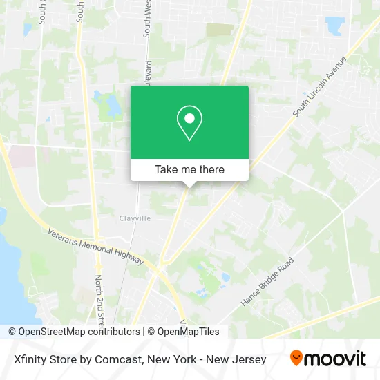 Xfinity Store by Comcast map