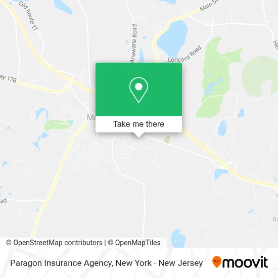 Paragon Insurance Agency map
