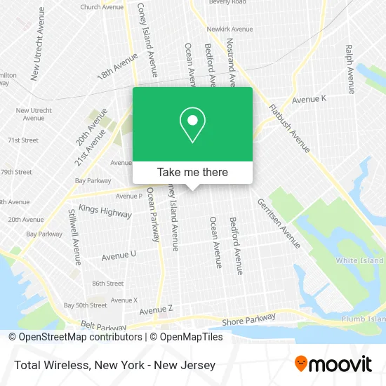 Total Wireless map