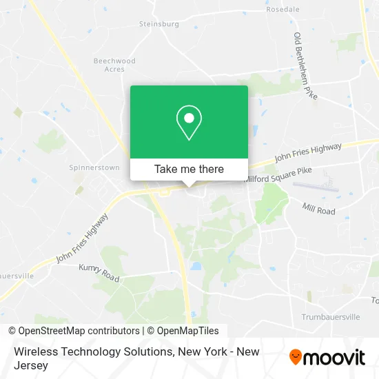 Wireless Technology Solutions map