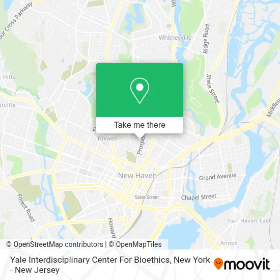 Yale Interdisciplinary Center For Bioethics map