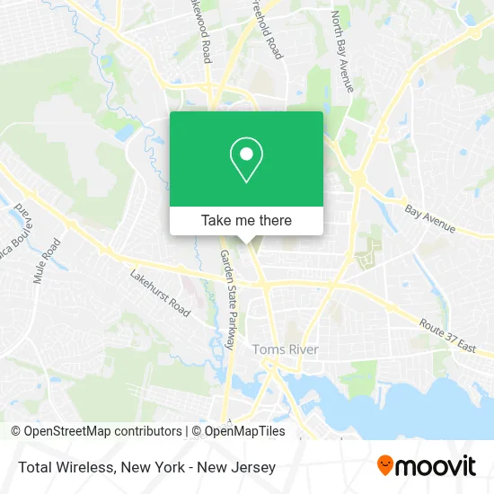 Total Wireless map