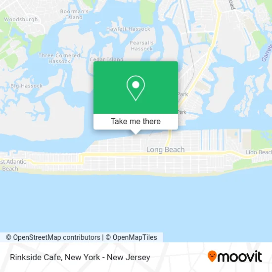 Rinkside Cafe map