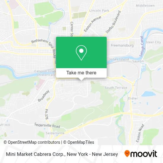 Mini Market Cabrera Corp. map