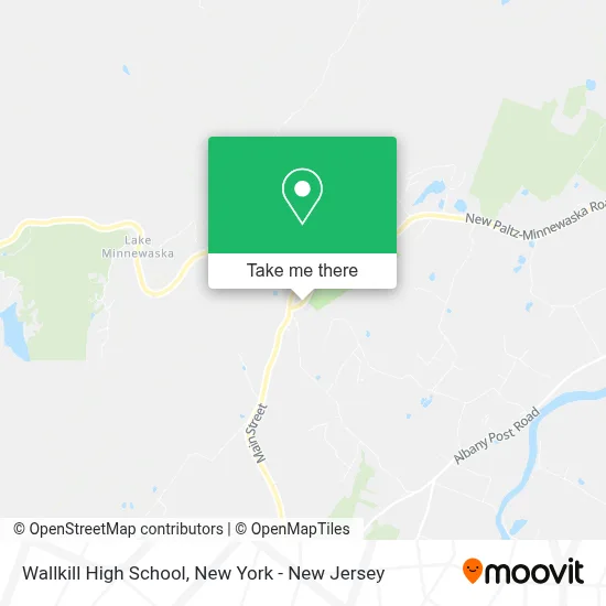 Wallkill High School map