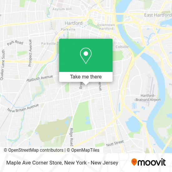 Maple Ave Corner Store map